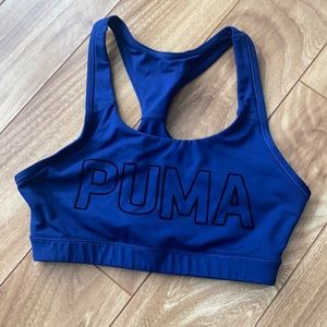 Navy blue puma sports bra